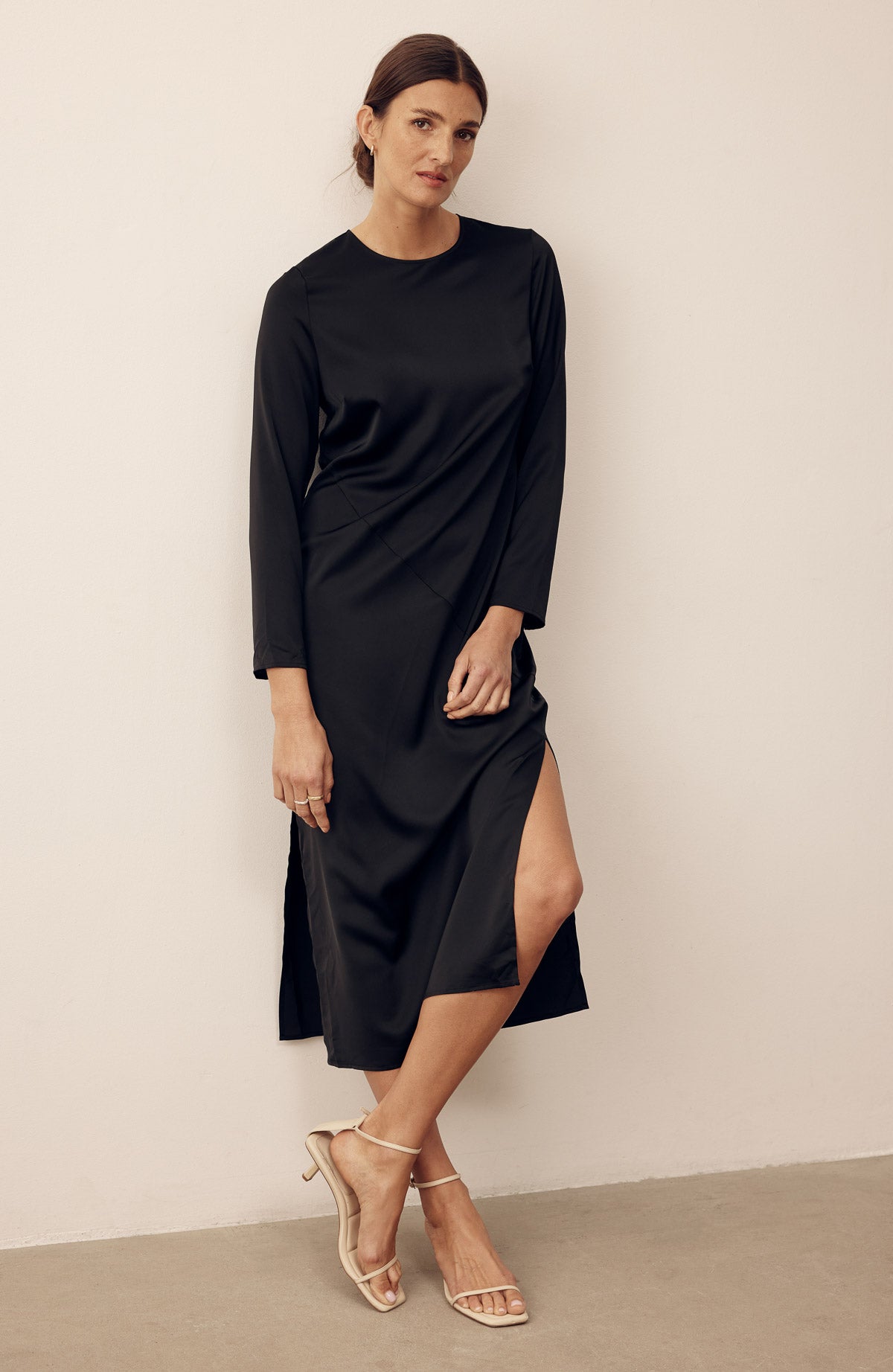 Anna Satin Dress