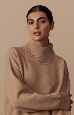 Chunky Merino Turtle Neck