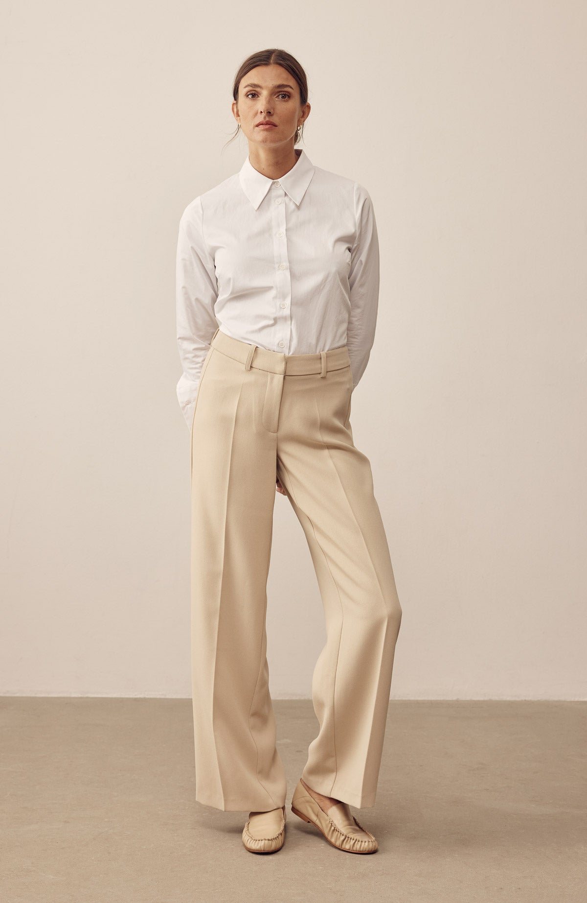 Ingrid Heavy Crepe Trousers